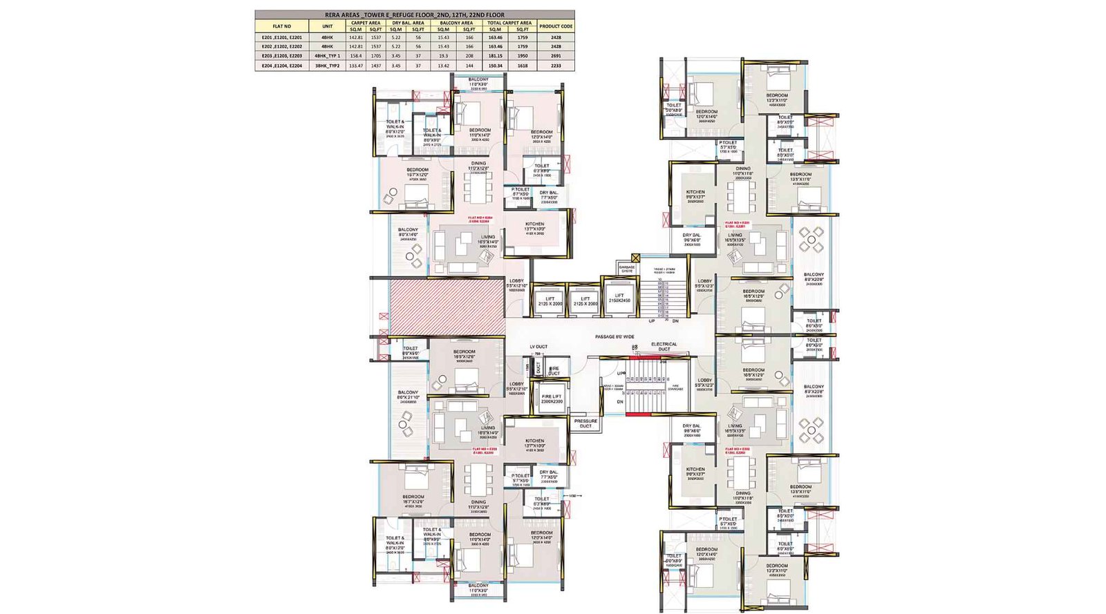 Holystico-Astrana-Floor-Plan-Tower-E-Refugee